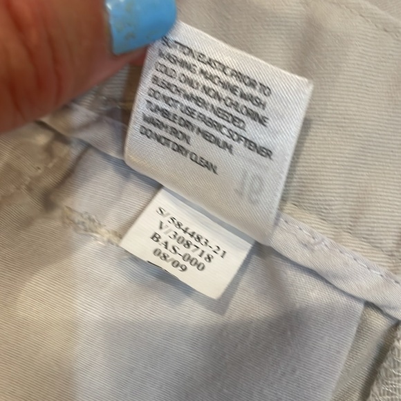 Old Navy khaki pants plain front adjustable waist pockets 100% cotton boys 16 - Picture 11 of 13